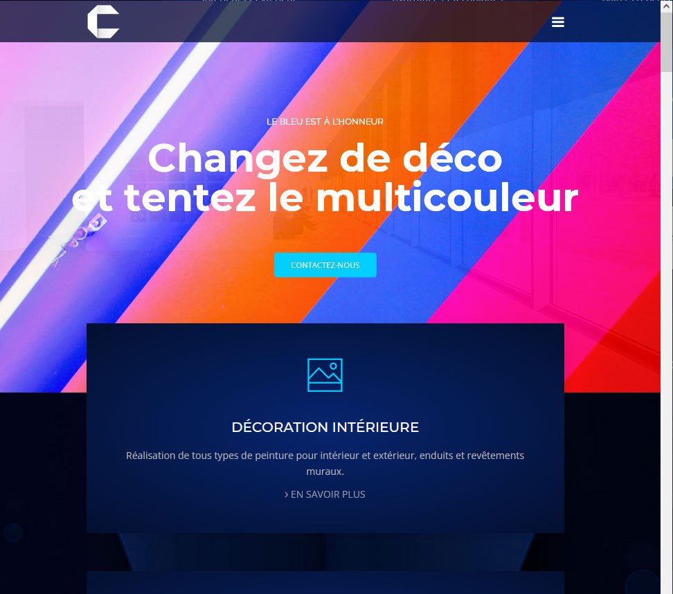 Création de site Joomla pour Cheminal plâtrier peintre dans la Loire 42