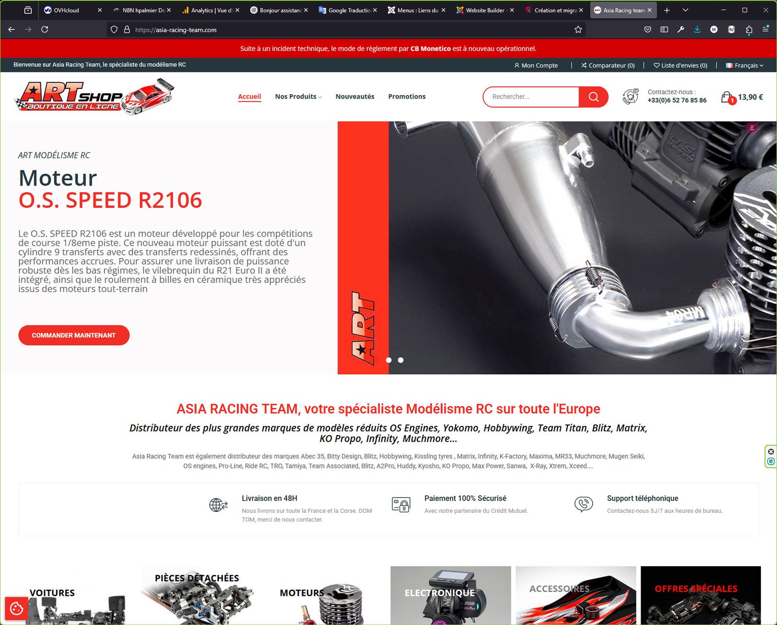 Création site Prestashop - Expert en développement de boutique en ligne Quai des Oliviers réalisée sous Prestashop