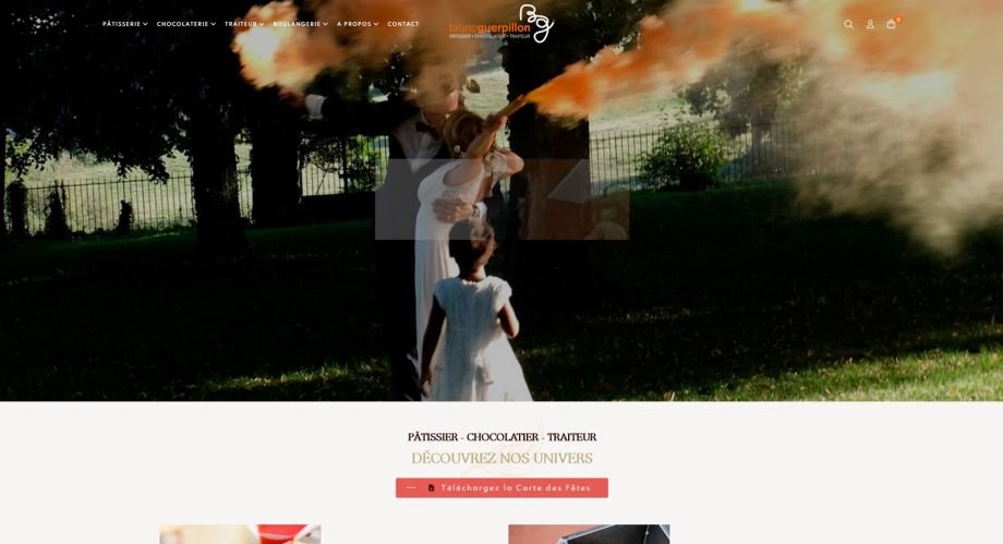 Site internet réalisé dans la Loire pour la Maison Guerpillon