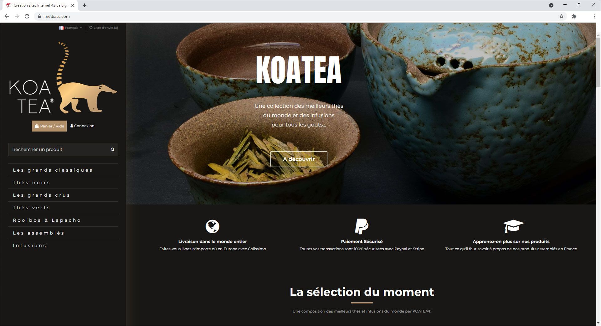 Exemple de boutique e-commerce sous Prestashop N°6