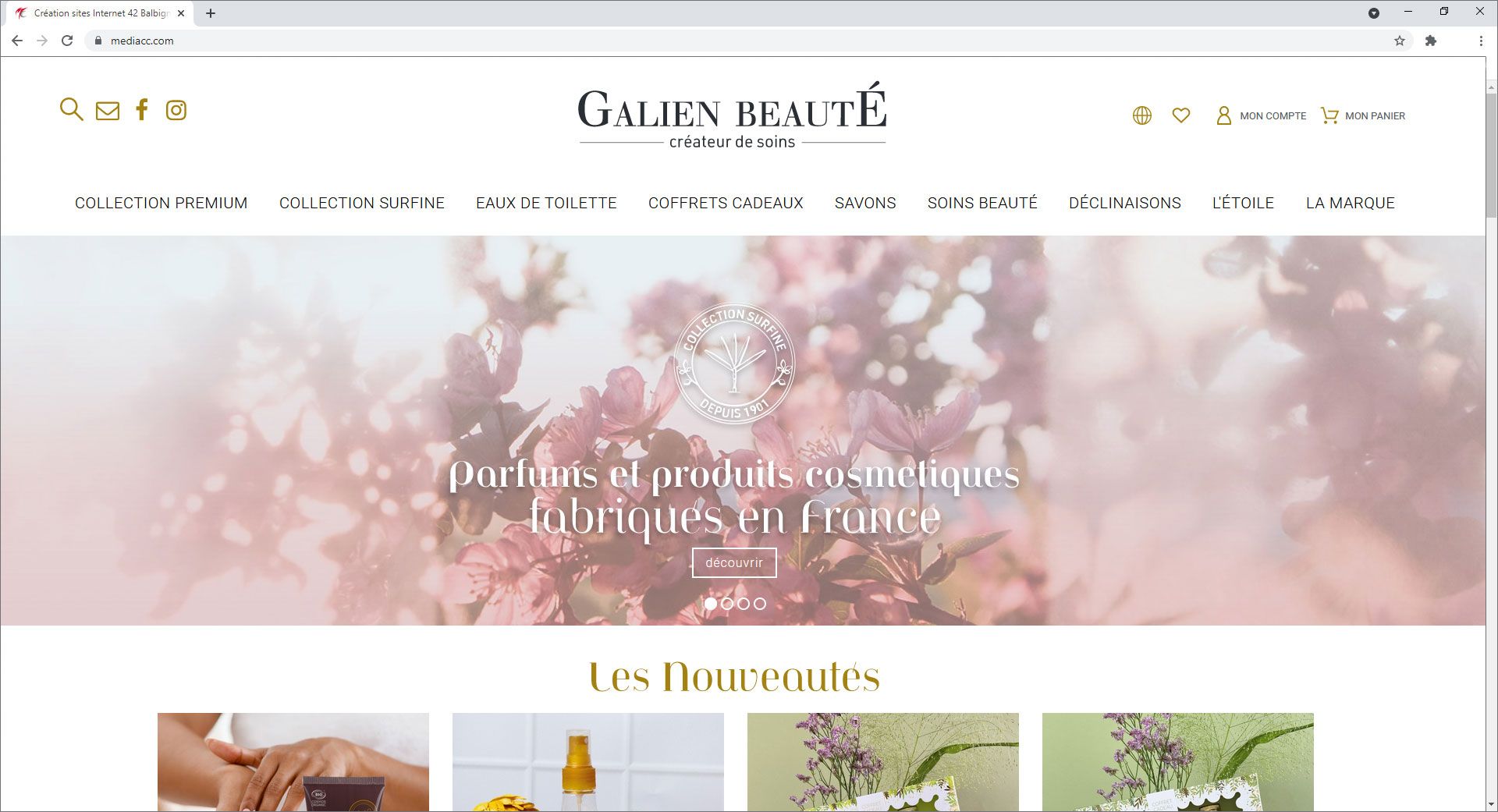 Exemple de boutique e-commerce sous Prestashop N°5