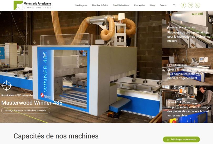 Sous-traitance bois industrielle par Menuiserie Forézienne à Feurs