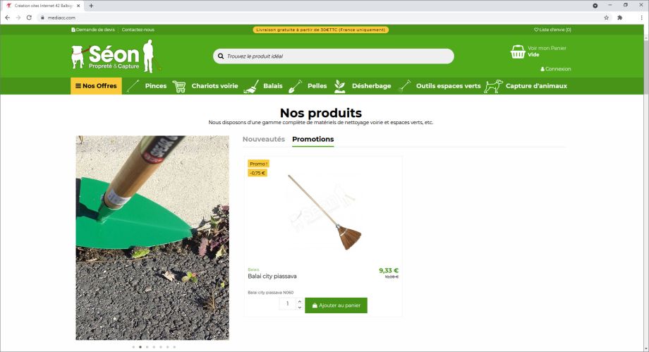 Création de site internet avec Prestashop