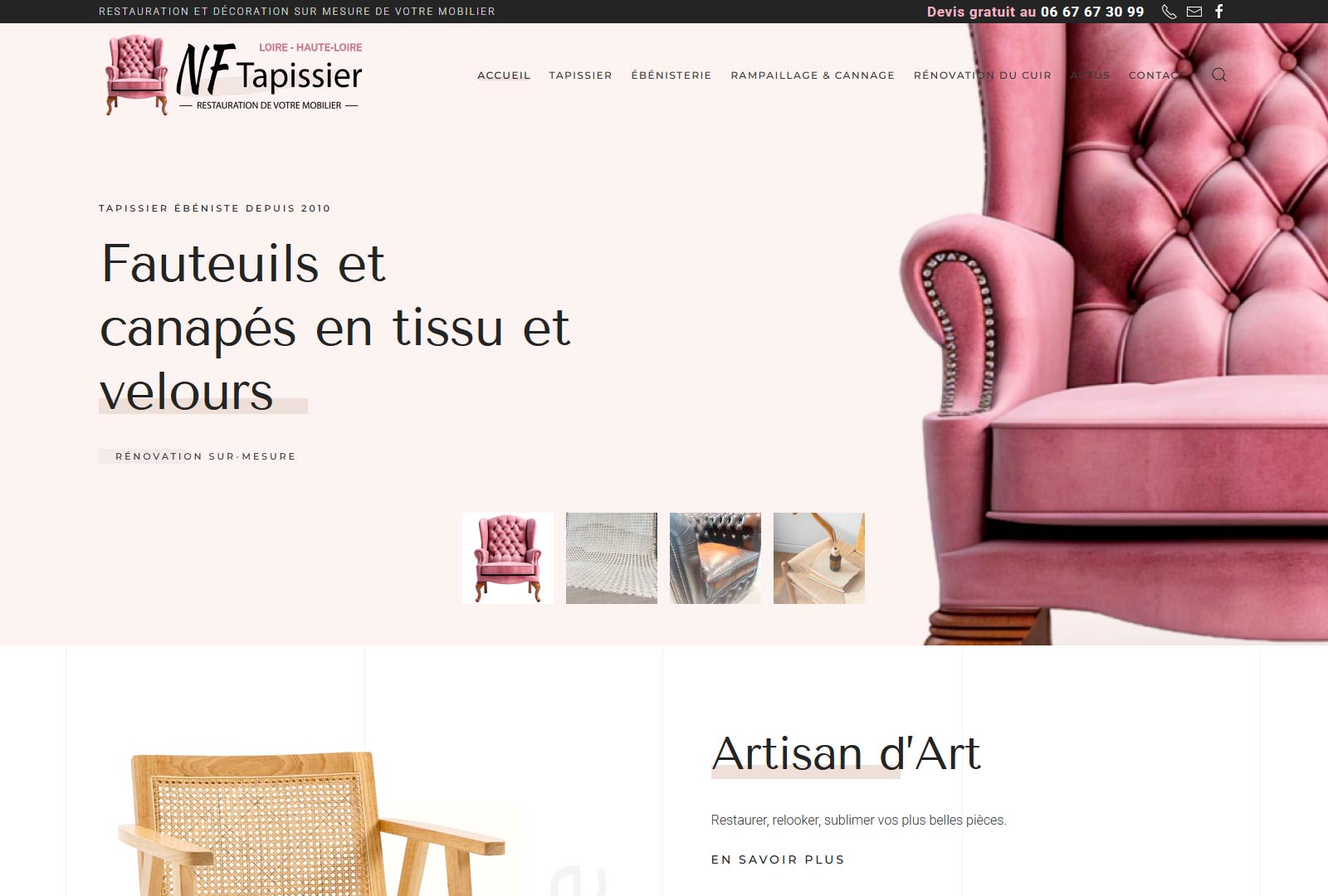Création de site WordPress professionnel sur mesure